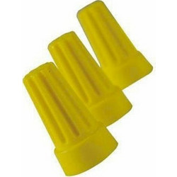 Eurolamp Κάψες Καλωδίων 2.5mm 147-02011 YellowΚωδικός: 25244663
