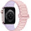 Hoco WA06 Flexible Military Pattern Λουράκι Σιλικόνης Pink / Purple (Apple Watch 42 / 44 / 45mm)