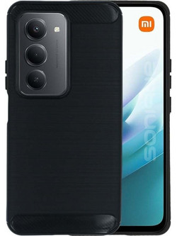 Sonique Carbon Brushed Back Cover Black (Xiaomi Redmi 15 4G / Redmi 15 5G)