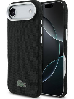 LACOSTE Iconic Petit Pique Metal Logo Magsafe Case For Iphone Air Black - (LCFCMP17MPLAK)