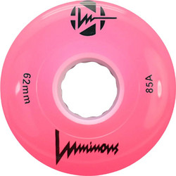 LUMINOUS 62mm/85A, ροδάκια - ροζ (4αδα)