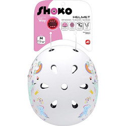 AS Shoko Παιδικό Κράνος για Πατίνι με Φως Unicorn Sparkle 5004-50537
