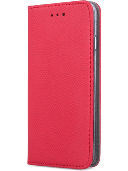 Υφασμάτινη Μαγνητική Θήκη Book Style για Xiaomi Redmi 15 - Κόκκινο