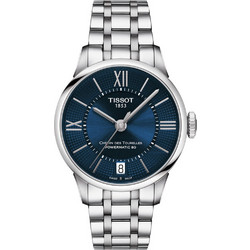 Tissot Chemin Des Tourelles Ανδρικό Ρολόι Αυτόματο με Ασημί Μεταλλικό Μπρασελέ T099.207.11.048.00