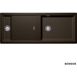 Schock 9110-PRPD150-Bronze Νεροχύτης Γρανίτη Αντιστρεφόμενος 114x46cm