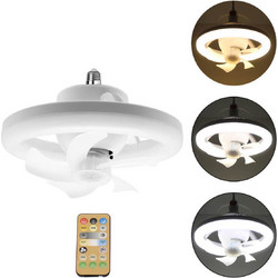 Φωτιστικό LED Οροφής Rixme 60W με Ανεμιστήρα 360 και Τηλεχειριστήριο RZ-176