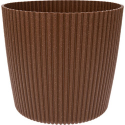 Iliadis Milly Round Eco Wood Κασπώ Πλαστικό Φυσικό 24x20cm 572970