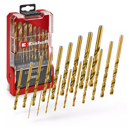 Einhell 49427019 - Σετ τρυπανιών μετάλλου HSS-G TiN 19 τεμαχίων, O 1-10 mm