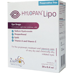 Zwitter HyloPan Lipo Eye Drops 30x0.4ml