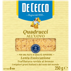 Ζυμαρικά απο Αυγό De Cecco Quadrucci All'Uovo