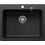 Blanco Naya 6 Ένθετος Νεροχύτης Γρανίτη Black 61.5x51cm