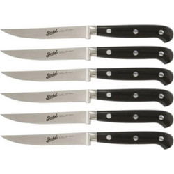 Berkel Adhoc Glossy Black Steak Set 6-pcs. serrated