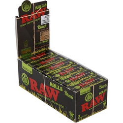 RAW BLACK ROLL ORGANIC HEMP ΑΛΕΥΚΑΝΤΟ 3 μέτρα (ΚΟΥΤΙ 12 ΤΕΜ)