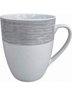 Κούπα Elegancy NW24010025 325ml White-Grey Max Home Πορσελάνη