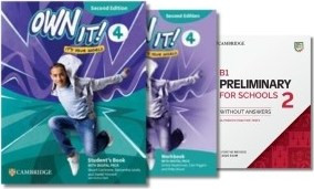 OWN IT! 4 SUPER PACK 2 (SB + WB + PRELIMINARY FOR SCHOOLS 2 + WORDLIST) 2ND ED