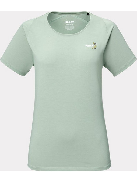 MILLET CIMAI Natural Women's T-Shirt, Γυναικείο Ορειβατικό T-Shirt, MIV10761-N4239 /Seaweed