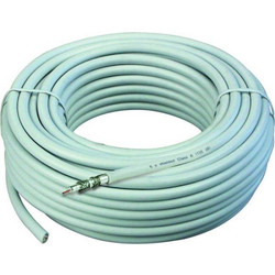 Schwaiger Καλώδιο Κεραίας Coax male - Coax female Λευκό 25m 1τμχ KOX13525052