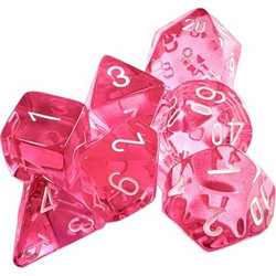 ΣΕΤ 7 ΠΟΛΥΕΔΡΑ ΔΙΑΦΑΝΑ ΖΑΡΙΑ - PINK/WHITE - CSX23084