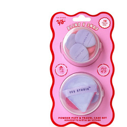Yes Studio Triangle Mini Powder Puff Set of 10, Blend & Snap