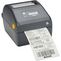 ZEBRA ZD421D, 4" DT/TTR PRINTER, 203 DPI, USB/USB HOST, RTC, BT (BLE) ETHERNET. INCLUDES:USB CABLE, PS, EU/UK POWER CABLE