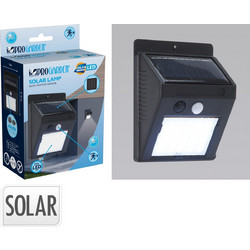 Ηλιακό φωτιστικο LED - 12.1x9.5x4.6cm - Μαύρο