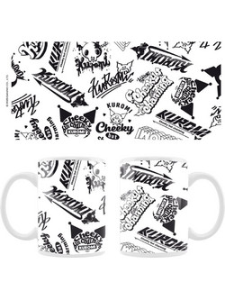 Sanrio Mug Kuromi Street logos