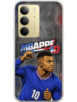 Θήκη World Stars Collection - Kylian Mbappe Realme C71 4G Flexible TPU (Διάφανη Σιλικόνη)
