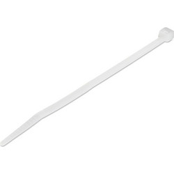 POWERTECH δεματικά καλωδίων TIES-041, 150x2.5mm, λευκά, 100τμχ