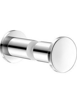 Sanco Glass Door Accessories Διπλό Πόμολο / Άγκιστρο Χρώμιο SET-GL0670-Α03