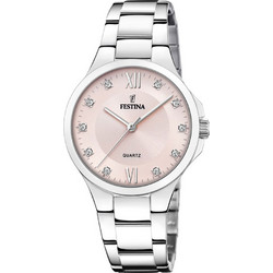 Festina Γυναικείο Ρολόι με Ασημί Μεταλλικό Μπρασελέ F20582/2