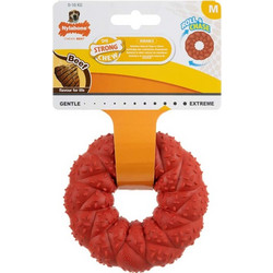 Κόκκαλο Nylabone Strong Ring Chew για Ενήλικους Σκύλους με Γεύση Βοδινό, Medium