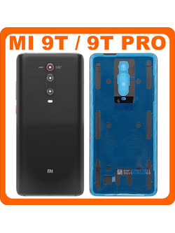 Xiaomi Mi 9T Pro (M1903F11G) Mi 9T (M1903F10G) Rear Back Battery Cover Πίσω Κάλυμμα Καπάκι Μπαταρίας + Camera Lens Black