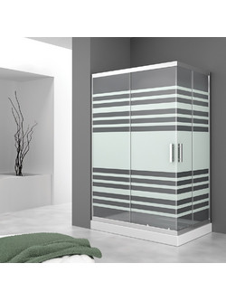 Orabella Stardust Corner Entry Σεριγραφία 70X120 - Καμπίνα αντιστρέψιμη, ασύμμετρη