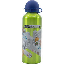 Stor Minecraft Παιδικό Μπουκάλι Αλουμινίου BPA Free Lime 530ml