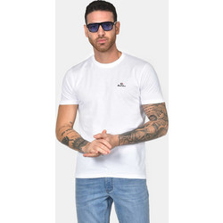 Ανδρικό T-shirt Από 100% Βαμβάκι Normal Fit Με Στρογγυλή Λαιμόκοψη - ΛΕΥΚΟ