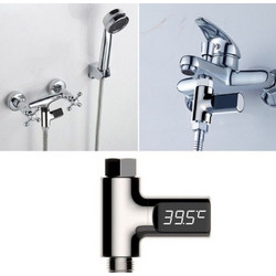 Ψηφιακό Θερμόμετρο Βρύσης με Οθόνη LCD - Digital Shower Thermometer with LED Display - OEM