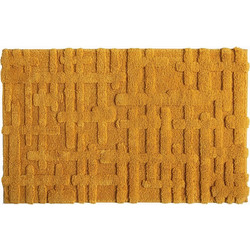 Χαλάκι Μπάνιου Sorema Gaufre - Χρυσό 60x100 εκ