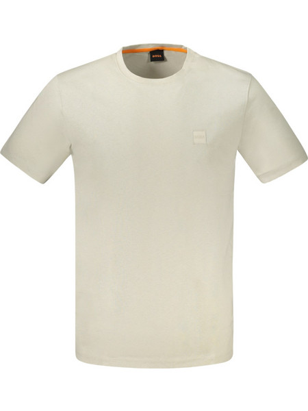 HUGO BOSS MEN'S SHORT-SLEEVE T-SHIRT BEIGE Μπεζ