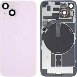 Γνήσιο Πίσω Γυαλί με NFC Flex/Flash & Camera lens για iPhone 14 - Purple Pulled