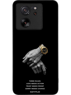 Sonique Men's Edition Back Cover Three Rules (Xiaomi 13T / Xiaomi 13T Pro)