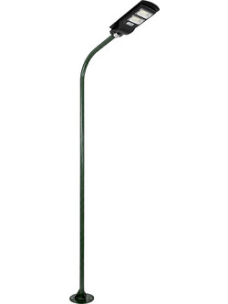 GLOBOSTAR(R) URBANO-280 GLB-000-0012 Μεταλλικός Γαλβανισμένος Στύλος Φωτισμού για Φωτοβολταϊκό Φωτιστικό Δρόμου Εξωτερικού Χώρου - RAL 6009 Κυπαρίσσι Ματ - Μ84 x Π25 x Υ280cm