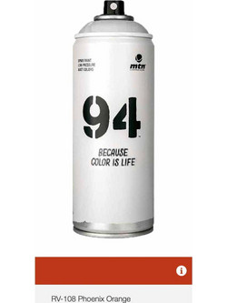 Montana Colors MTN 94 Σπρέι Βαφής Phoenix Orange 400ml