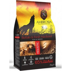 Ambrosia Grain Free Adult Buffalo & Fresh Mackerel 2kg