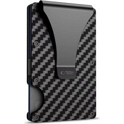 Tech-Protect Πορτοφόλι Καρτών Thorn RFID Card Wallet Carbon Black