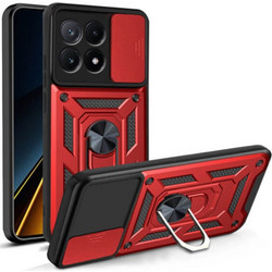 Bodycell Armor Slide Cover Case Xiaomi 14 Pro 5G Red