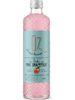 OZ Soda Pink Grapefruit 330ml OZ Artisanal Beverages