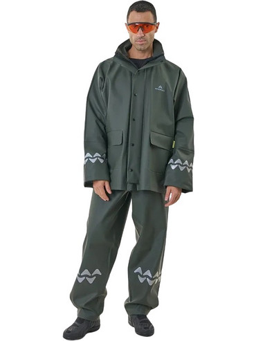 Αδιάβροχο Σετ Street R-II Long Anorak Olive