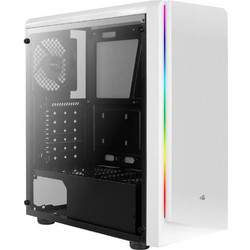 Aerocool Rift White Gaming Midi Tower Κουτί Υπολογιστή RGB με Πλαϊνό Παράθυρο