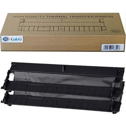 Thermal Transfer Ribbon G&g 2er Set Td-810-bk 215mmx22m