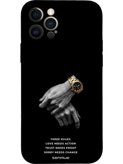 Sonique Men's Edition Θήκη Three Rules (iPhone 12 Pro)